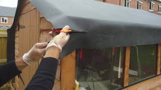 How to Waterproof your Shed Roof with an EPDM Shed Roof Kit  Fast and Easy to Install [upl. by Dieball]