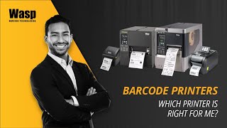 Barcode Printers Which Printer is Right for Me  Wasp Barcode Technologies [upl. by Wynny]