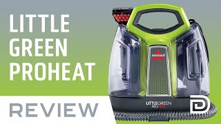 Bissell Little Green ProHeat Portable Carpet Cleaner Review [upl. by Hinch]