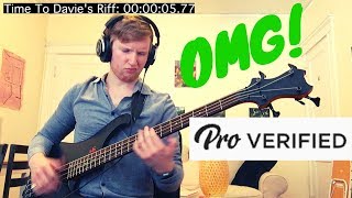 Hardest Bass Solo EVER Verified PRO [upl. by Nairdna]