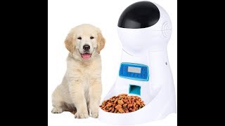 Homdox Automatic Pet Food Feeder [upl. by Hobard352]