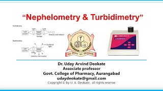 Nephelometry amp Turbidimetry [upl. by Lin]