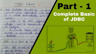 Introduction to JDBC in hindi  Complete Basic of JDBC  What is JDBC  JDBC 01 [upl. by Zennie]