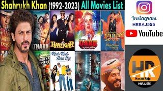 Shahrukh Khan 1992 2024 All Movie list  Shahrukh Khan full movie  Shahrukh Khan Birthday [upl. by Anahsed]