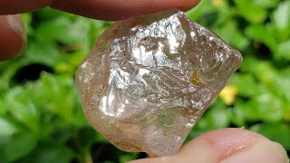 rough diamond stone with sunlight [upl. by Yrtnahc]