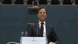 Ondervraging Mark Rutte  Parlementaire ondervragingscomissie [upl. by Llenra]