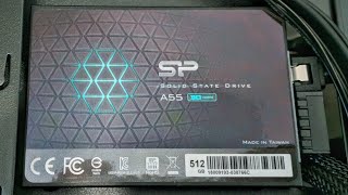 Silicon Power A55 512 Gb SSD speed test [upl. by Melvina769]