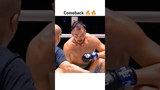 What a Comeback 😯🔥 shorts mma knockoutcity ufc streetfighter kickboxing [upl. by Liakim]