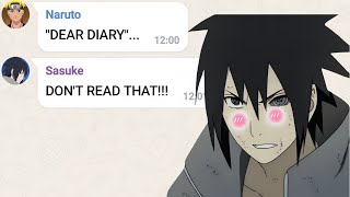 If NARUTO stole SASUKES DIARY but it gets even crazier [upl. by Ramar]