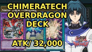 Yugioh GX Tag Force 1  Zane  Chimeratech Overdragon Deck [upl. by Kenlay361]