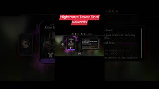 MK  Mobile NIGHTMARE TOWER Final Rewards [upl. by Adamek]