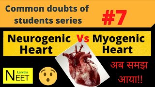 Neurogenic Heart Vs Myogenic Heart  Heart Beat  HUMAN CIRCULATORY SYSTEM  Class 11 Biology  NEET [upl. by Teferi]