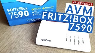 FRITZBox 7590 recensione [upl. by Eanehs549]