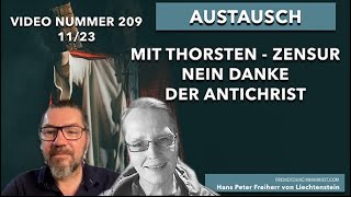 209 Der Antichrist  Im Austausch  Thorsten und Hans Peter [upl. by Aramoy]