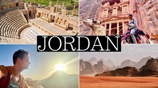 7 Days in Jordan Travel Vlog Petra Wadi Rum Desert Dead Sea  Guide Itinerary [upl. by Chyou331]