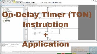 Lecture 20 UNITY PRO plc programming  On Delay Timer TON Instruction  industrial control [upl. by Nodal]