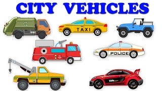 City Vehicles  Street Vehicles  Unboxing Cars [upl. by Aikin]