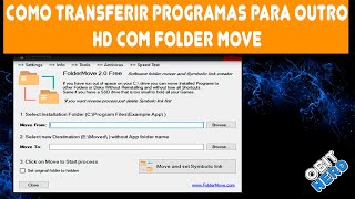 Folder Move Como transferir programas para outro HD [upl. by Archangel]