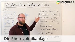 Photovoltaikanlage Funktion amp Kosten 🌞  EnergieheldWhiteboard [upl. by Dnalro32]