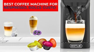 Kotlie 5in1 Espresso Coffee Machine review  Best coffee machine for Nespresso Dolce Gusto [upl. by Ecylahs]