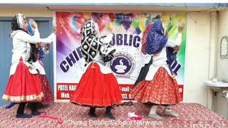 Isa Andy Mahara Haryana Dance by Students of Chirag Public School Narwana [upl. by Aubyn751]