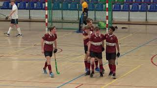 samenvatting nk zaalhockey Tilburg JO16 Union JO16 [upl. by Assilana]