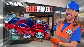 Handyman Hal builds at Ridemakerz in Orlando  Custom RC Car [upl. by Allx]