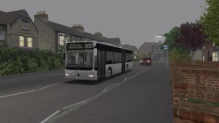 OMSI 2 Lincolnshire  100 SCH journey Scunthorpe to Gainsborough  Mercedes Benz Citaro BX09GHD [upl. by Liba8]