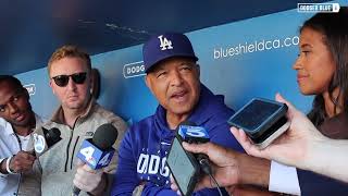 Dodgers pregame Dave Roberts talks Clayton Kershaw Walker Buehler Blake Treinen amp more [upl. by Moraj]