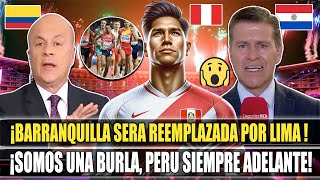 ¡UNA VERGUENZA PRENSA COLOMBIANA ENOJADA PORQUE PERU Y PARAGUAY LE QUITAN SEDE DE J PANAMERICANOS [upl. by Anastasio434]