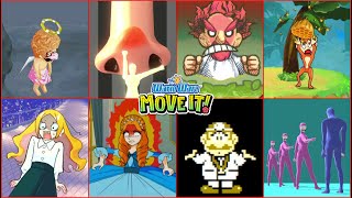 WarioWare Move It Almost All 1Player Unique Fails [upl. by Lorie492]