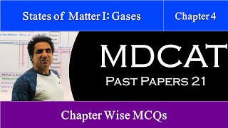 MDCAT Past Papers 21 States of Matter I Gases KMU ETEA UHS DUHS NEET [upl. by Jennine]