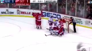 Zidlicky OT Goal vs New York Rangers 342015 [upl. by Hendrika865]