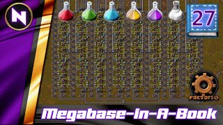 Designing 2700 PRODUCTION SCIENCE  min  27  Factorio MegabaseInABook Lets Play [upl. by Eiramannod]