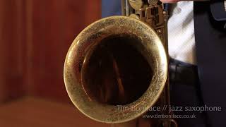 Tim Boniface Tenor Sax Selmer Radio Improved [upl. by Etireugram]