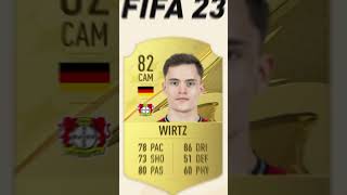 Florian Wirtz FIFA evolution 😊⚽🤩❤️football fifa evolution JLCShorts 20K [upl. by Lebezej]