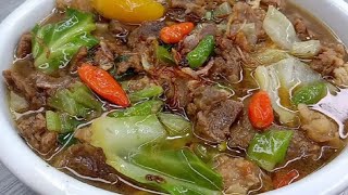 RESEP TONGSENG DAGING SAPI MUDAH DAN LEZAT [upl. by Etteragram]