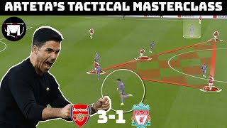 How Arteta Dominated Klopp  Tactical Analysis  Arsenal 31 Liverpool [upl. by Llerret125]