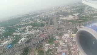 Indigo Landing  Chennai International Airport  Kathipara Flyover View [upl. by Azelea]