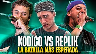 REPLIK VOLVIÓ A SU PRIME ⚡ BLON REACCIONA A KODIGO VS REPLIK EN FMS CARIBE 🌴 [upl. by Jessen]