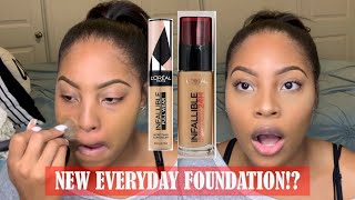 NEW LOreal Infallible 24hr Fresh Wear Foundation  Concealer  DEMO  WEAR TEST [upl. by Hazard469]