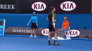 FULL MATCH 2013 Australian Open – Mens Singles Semi Finals Federer v Murray [upl. by Filipe330]