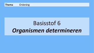 VMBO 3  Ordening  6 Organismen determineren  8e editie [upl. by Dahraf]