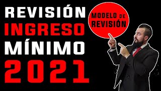 ENERO 2022 INGRESO MÍNIMO VITAL PIDE LA REVISIÓN a INGRESOS del 2021 📝ModeloUN TIO LEGAL [upl. by Aitnas520]