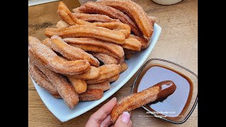 Churros  zakochacie się w tym smaku  będziecie robić co chwilę z cynamonem i czekoladą churros [upl. by John]