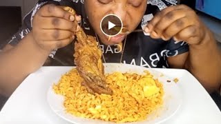 EATING PASTA WITH CHICKEN MUKBANG EATING SHOW [upl. by Eanore]