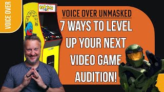 VOICE OVER VIDEO GAME AUDITION TIPS TO LEVEL UP YOUR NEXT AUDITION voiceover videogames [upl. by Odlanier]