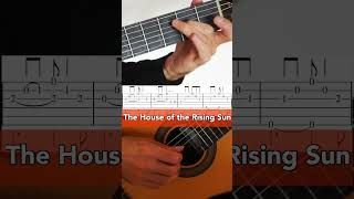 The House of the Rising Sun Free Sheet and Tab [upl. by Truk]