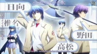 Angel Beats Opening Sub espmp4 [upl. by Nylirehc]