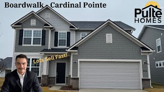 Boardwalk by Pulte Homes  2600 SF  Model Home Tour  Cardinal Pointe  Whitestown [upl. by Draneb]